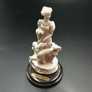 Giuseppe Armani Miniature 5" Figurine Lady With Gogs, 1994  No Box Excellent!